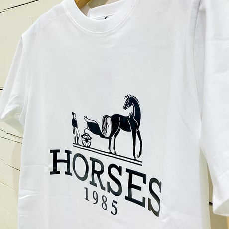 【Account PARIS】 HORSE 1985 T-SHIRT【22-4377T】