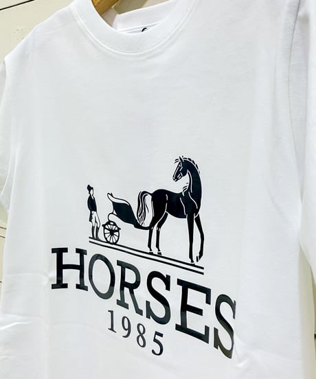 【Account PARIS】 HORSE 1985 T-SHIRT【22-4377T】