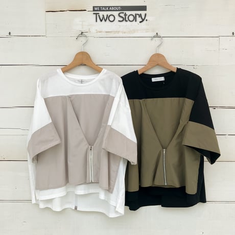 【GALENA】 布帛コンビTOPS【70060-4109】