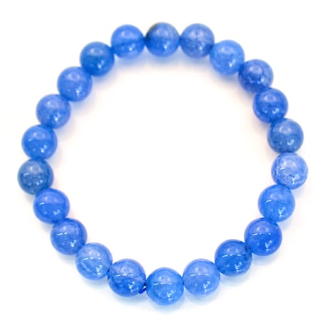 ブルードラゴンアゲート　天然石ブレスレット