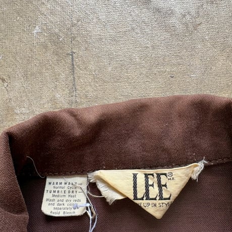 LEE　ブラウン　コットンジャケット