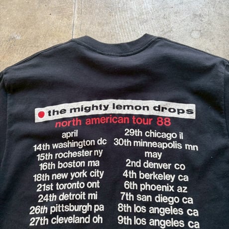 1988 the mighty lemon drops north american tour tee