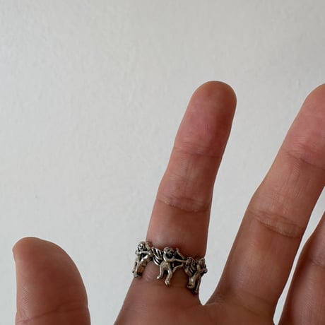 vintage silver 天使モチーフ リング