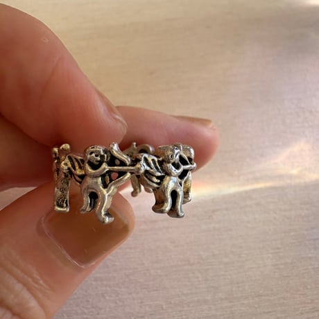 vintage silver 天使モチーフ リング