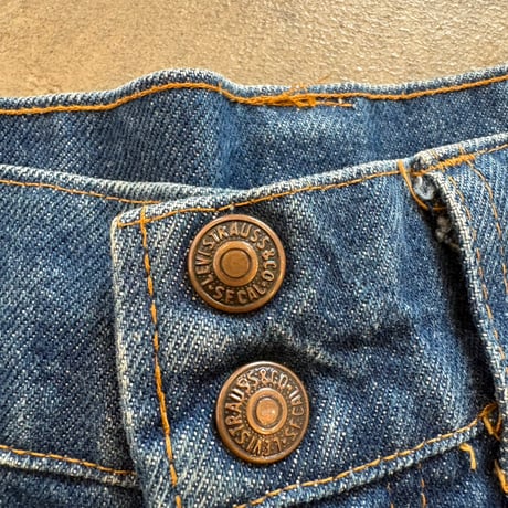 1970s Levis オレンジタブ ブッシュパンツ デニム ショート丈