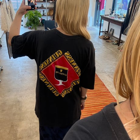 90s EURO made GUNNESS 黒TEE