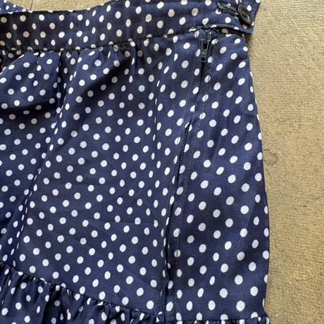 euro made Polka dot skirt