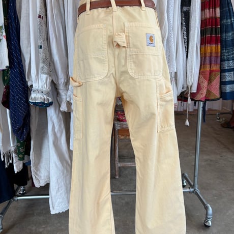 Carhartt レアカラー パステルイエロー ペインターパンツ