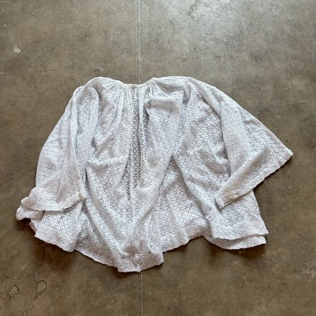 antique シースルー レース ブラウス