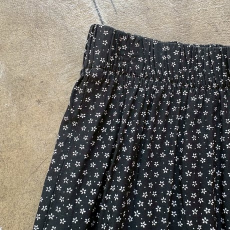 90s USA MADE 小花柄 レーヨン パンツ