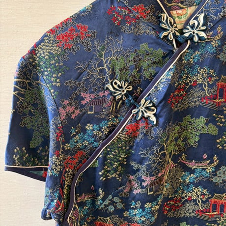 ５０s VINTAGE チャイナブラウス