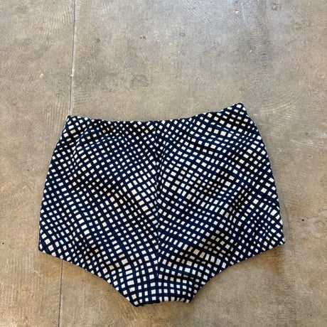 vintage チェック柄　スイムパンツ