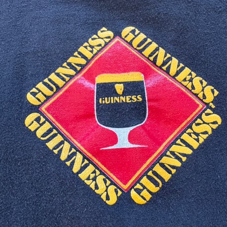 90s EURO made GUNNESS 黒TEE