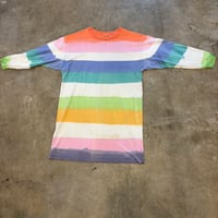 レインボーボーダーロンTEE タイダイ