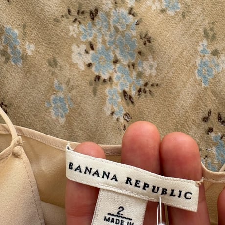 BANANA REPUBLIC シースルー　花柄　トップス