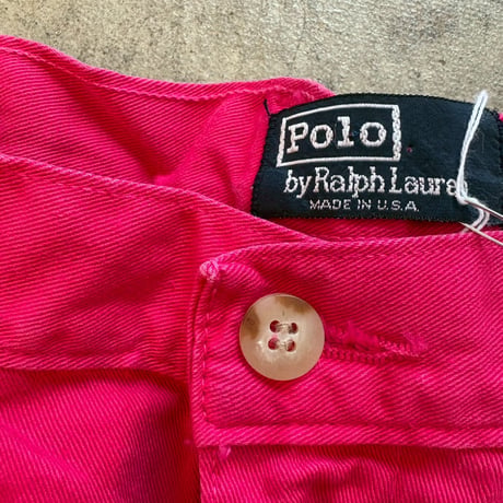90's polo ralph lauren　チノトラウザーズ　USA製