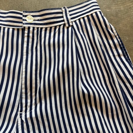 USA MADE 2タック入り ストライプショートパンツ