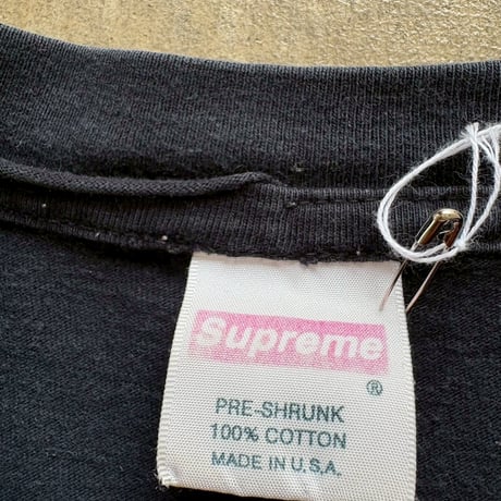 Supreme MADE IN U.S.A　BLACK TEE