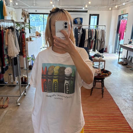 92s vintage Colored People art TEE