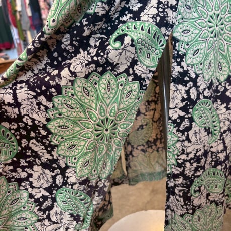 Made in Pakistan スリット入り コットン100 ドレス