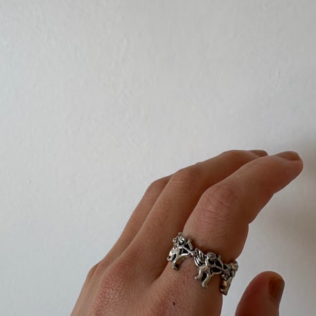 vintage silver 天使モチーフ リング