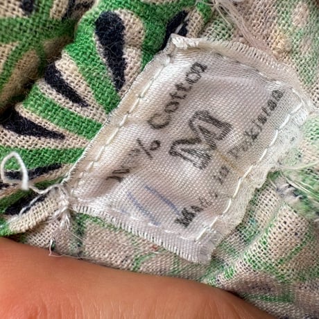 Made in Pakistan スリット入り コットン100 ドレス