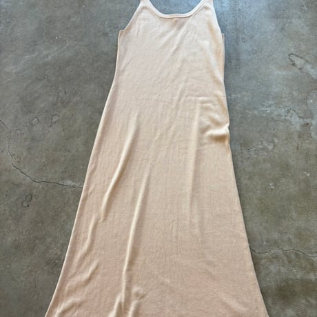 JESELLE コットン×レーヨン ニットキャミ ワンピース