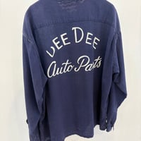 Vintage 50s チェーンステッチ レーヨンシャツ DEE DEE auto parts