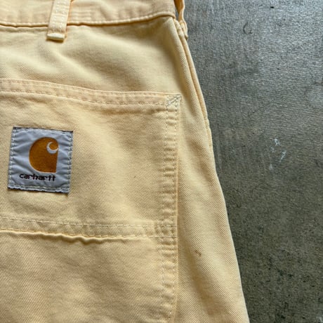 Carhartt レアカラー パステルイエロー ペインターパンツ