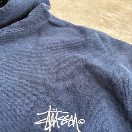 黒タグ 初期 Stussy ネイビーパーカー