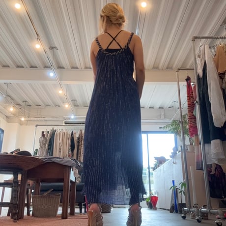 vintage 70s like インド綿　ドレス
