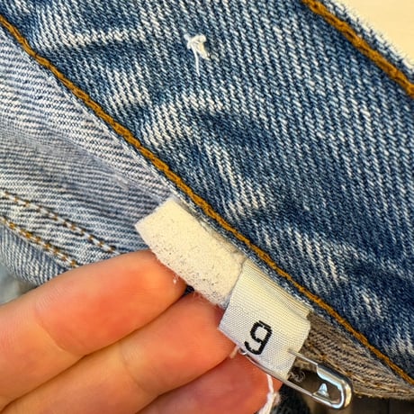 levis 20501 リメイク　編み上げデニムパンツ