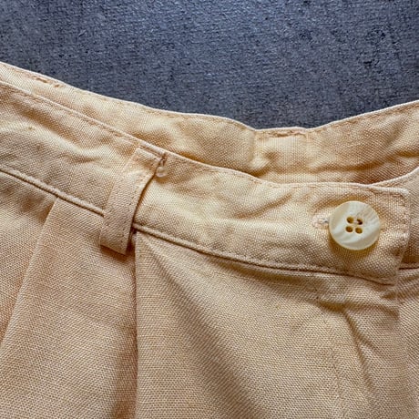 Talbots USA製 シルクレーヨン 2タック入り ショートパンツ