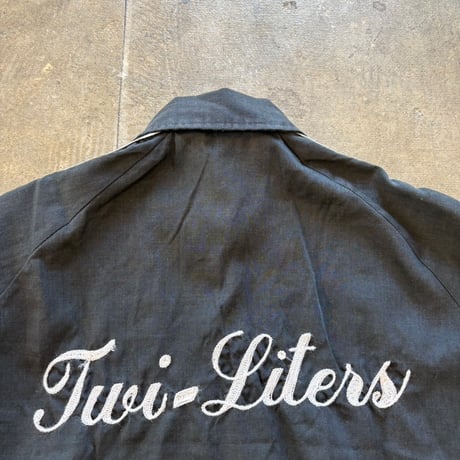 Hilton 60-70s USA Twi-Liters チェーンステッチ ボーリングシャツ