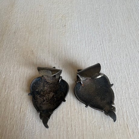 VINTAGE STERLING SILVER エスニック調　イヤリング