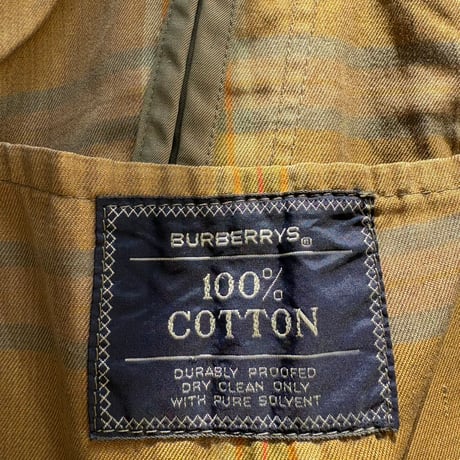 60s〜90s Burberrys' ENGLAND MADE トレンチコート
