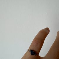 シルバー925 Y2K ハートモチーフ ピンキーリング