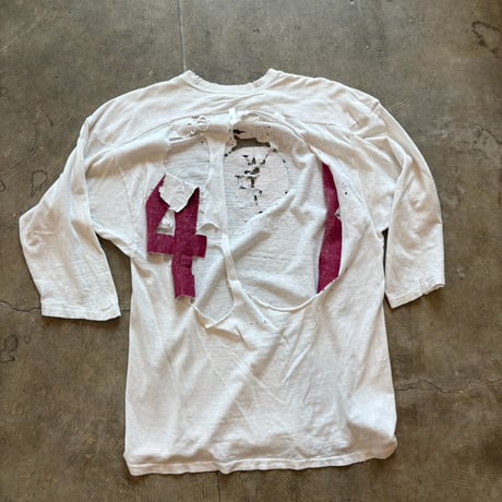 Champion 70s バータグ ボロボロ フットTEE