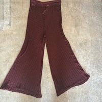 vintage ENGLAND made 総レース フレアパンツ