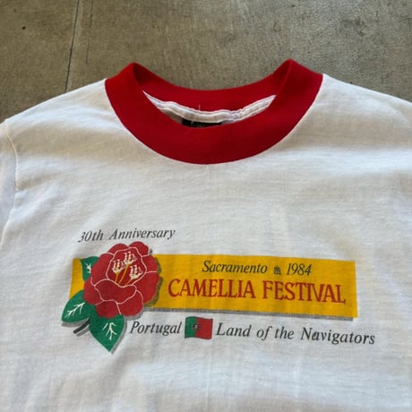 VINTAGE USA製 リンガーTEE