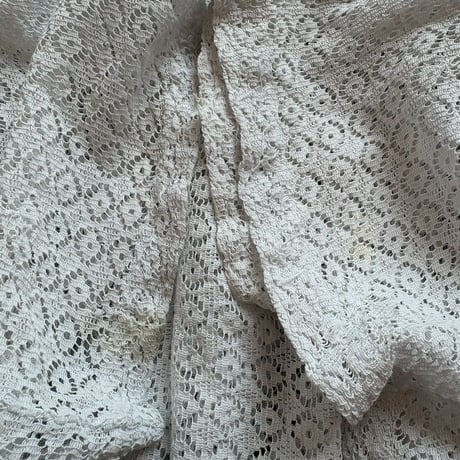 antique シースルー レース ブラウス
