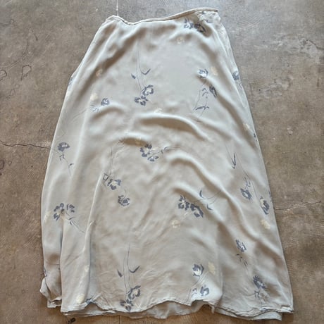 RALPH LAUREN SILK100 花柄スカート