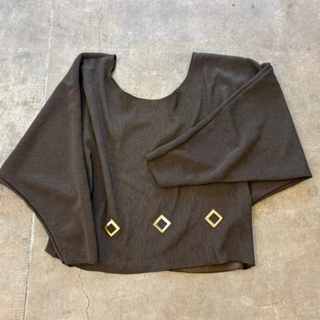 異素材 変形トップス
