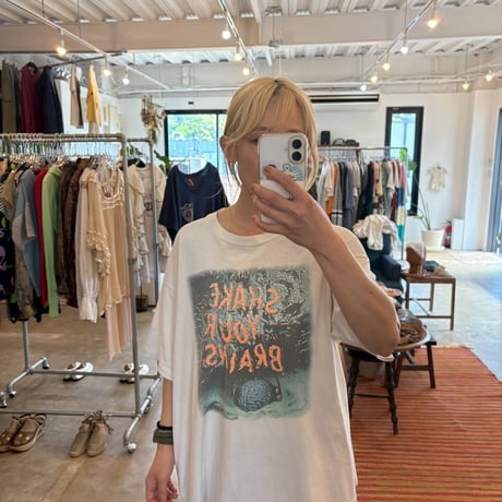 90s shock wave shake your brains TEE sizeXL