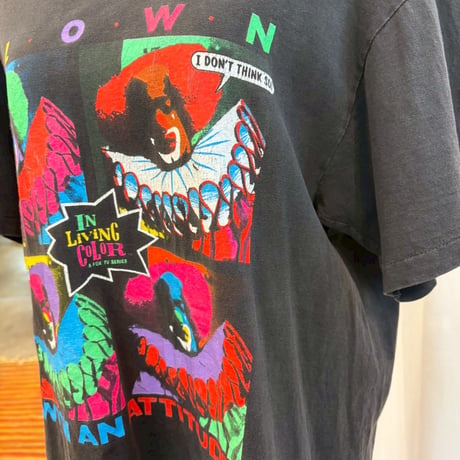 USA MADE 90s CLOWN ブラック TEE