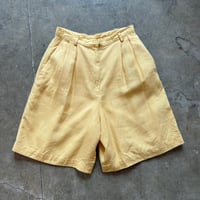Talbots USA製 シルクレーヨン 2タック入り ショートパンツ