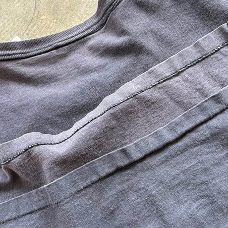 デカ白銀タグ USA製adidas トレフォイル デカロゴ TEE