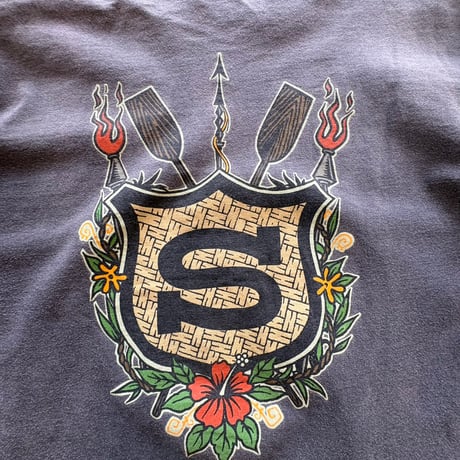 90s old stussy 白タグ ハイビスカス ロンTEE