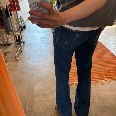 70s LEVIS 609 BIG E フレアパンツ