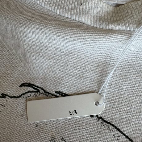 アインシュタイン　プリント　ロンTEE